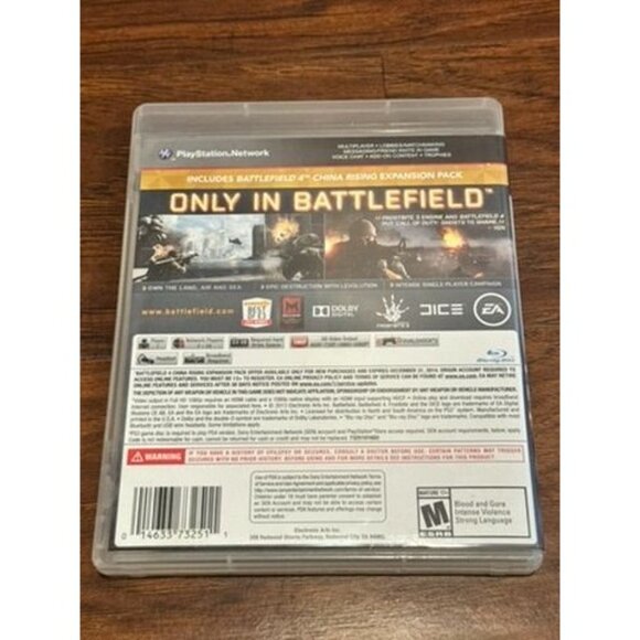 Battlefield 4 Playstation 3 video game PS3 China Rising Expansion Pack walmart - Picture 4 of 4